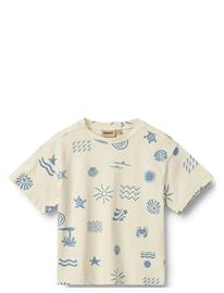 Wheat T-Shirt S/S Tommy - White - 128