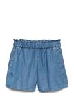 Vero Moda Girl Vmharper Hr Pull On Frill Shorts Girl - Blue - 164