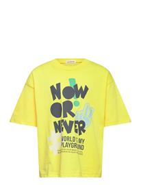 Billieblush Short Sleeves Tee-Shirt - Yellow - 152