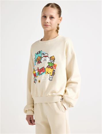 Lindex Sweatshirt Toca Boca - Beige - 170