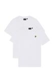 Lyle & Scott 2-Pack Plain T-Shirt - White - 170-176