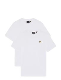 Lyle & Scott 2-Pack Plain T-Shirt - White - 170-176