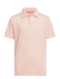 adidas Golf B Striped Polo - Orange - 176