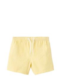 Mango Striped Drawstring Swimsuit - Yellow - 4-5