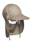 Melton Cap W/Neck - Solid Colour - Khaki green - 55