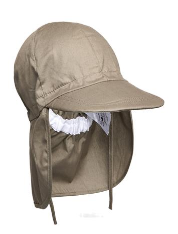 Melton Cap W/Neck - Solid Colour - Khaki green - 55