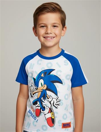 Sonic Tshirt - White - 152