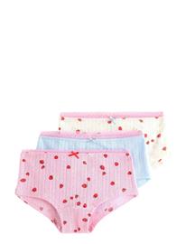 Lindex Boxer 3 Pack Aop Berries - Pink - 122/128