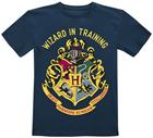 Harry Potter - Kids - Wizard In Training - T-paita - Lapset - Tummansininen