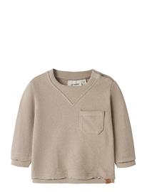 Lil'Atelier Nbmdias Ls Nr Sweat Lil - Beige - 86