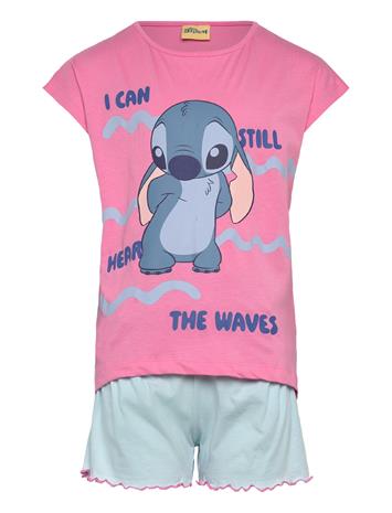 Lilo & Stitch Set - Pink - 128