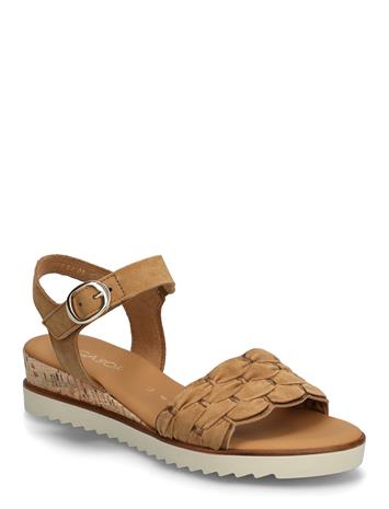 Gabor Wedge Sandal - Brown - 42