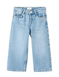 Mango Wide Leg Long Jeans - Blue - 5-6