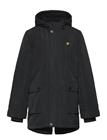 Lyle & Scott Fleece Lined Padded Coat - Black - 128-134