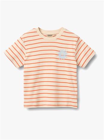 Wheat Jay T-paita, Orange Stripe, 110