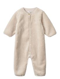 Liewood Bailey Baby Pile Jumpsuit - Cream - 92