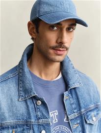 GANT Denim Cap - Blue - ONE SIZE