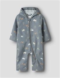 name it Nbmmax Suit Li Aop - Grey - 74-80