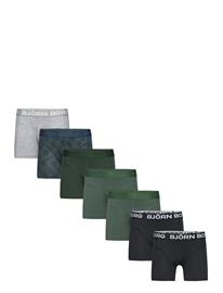 Björn Borg Cotton Stretch Boxer 7P - Multi/patterned - 134-140
