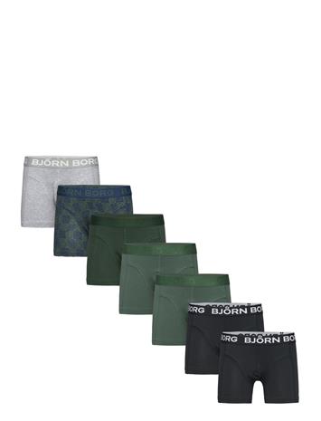 Björn Borg Cotton Stretch Boxer 7P - Multi/patterned - 134-140