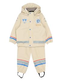 mikk-line Rain Set Astronaut W/Susp 104 - Cream - 128