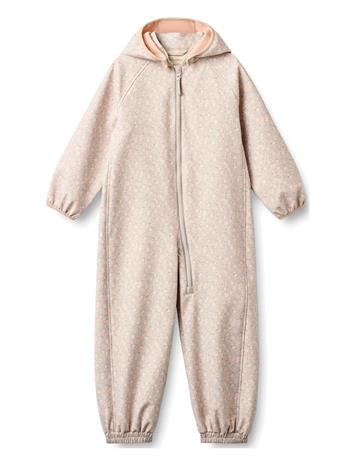 Wheat Softshell Suit Limme - Pink - 116