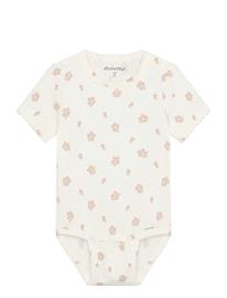 Minymo Body Ss Aop - Cream - 92