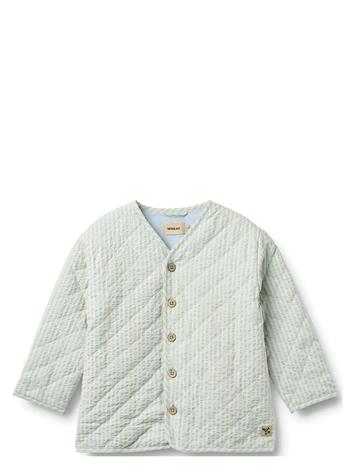 Wheat Quilt Jacket Saxo - Green - 128