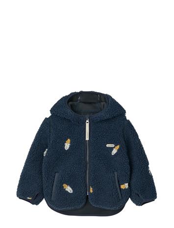 Liewood Mara Pile Jacket With Ears - Navy - 104