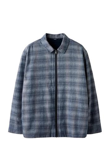 LMTD Nlmblake Ls Zip Shirt - Blue - 158-164