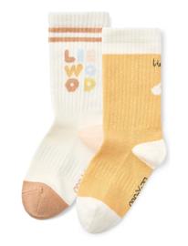 Liewood Annette Socks 2-Pack - Yellow - 33/36