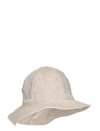 Huttelihut Summer Hat Linen - Beige - 12/24M
