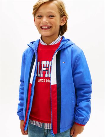 Tommy Hilfiger Colourblock Flag Jacket - Blue - 176