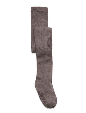 Melton Wool Tights - Anti-Slip - Beige - 104