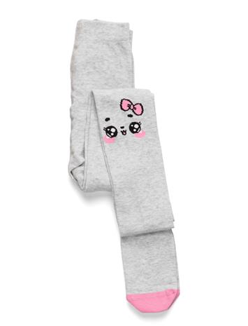 Lindex Tights Kawaii - Grey - 122/128