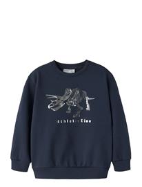 name it Nmmfinn Ls Nreg Sweat Unb Box - Navy - 116