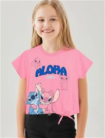 Lilo & Stitch Tshirt - Pink - 128