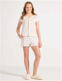 Lindex Pyjama Set - Cream - 170