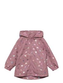 name it Nmfmaxi Jacket Li Foil Aop - Pink - 116
