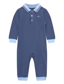 Gant Kids Polo Collar Romper - Blue - 98