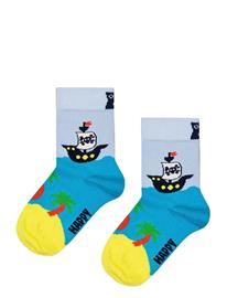 Happy Socks Kids Pirate Ship Sock - Blue - 12-24M