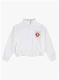 Levi's LVG Bubble Hem LS Knit Paita, Bright White, 152