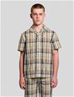 Lyle & Scott Ss Check Linen Blend Shirt - Multi/patterned - 170-176