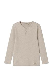 MarMar Copenhagen Tee Ls - Beige - 128
