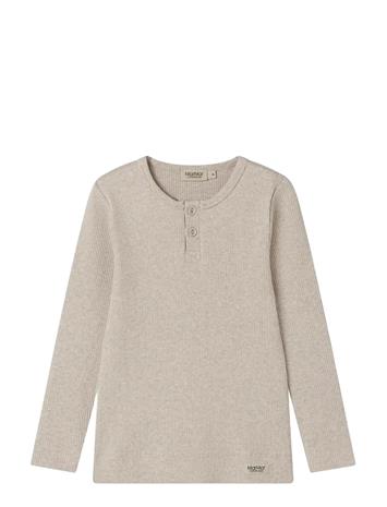 MarMar Copenhagen Tee Ls - Beige - 128