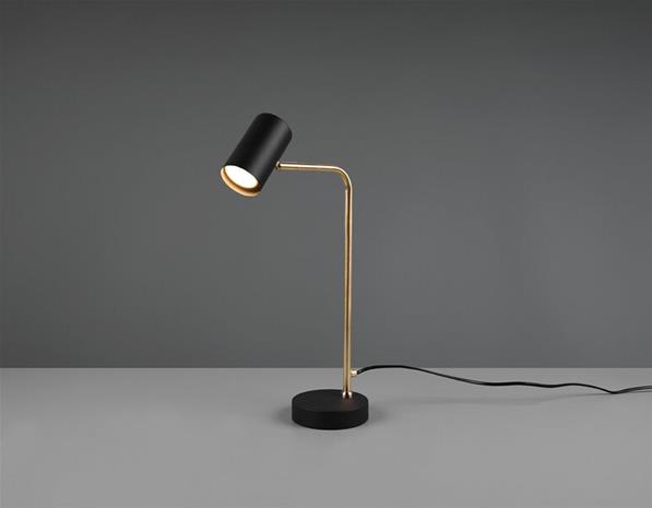 Trio Lighting Pöytävalaisin Marley messinki/musta