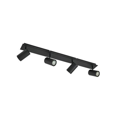 Lindby Joffrey-kattokohdevalo 4 lamppua 80cm musta