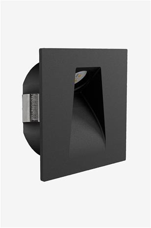 Eglo 99644 - LED-porrasvalo MECINOS LED/2W/230V musta