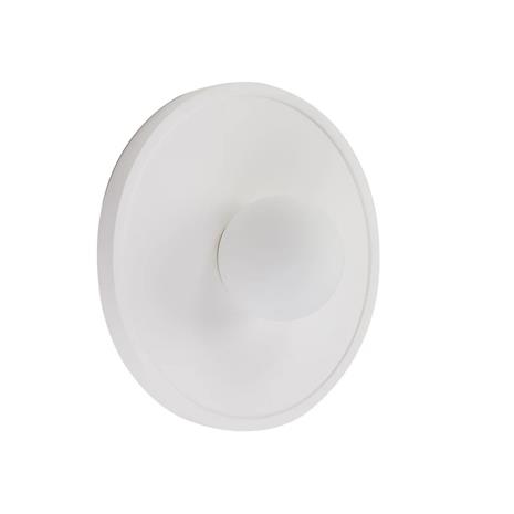 Lindby seinävalaisin Nielson, valkoinen, kipsi, Ø 28 cm