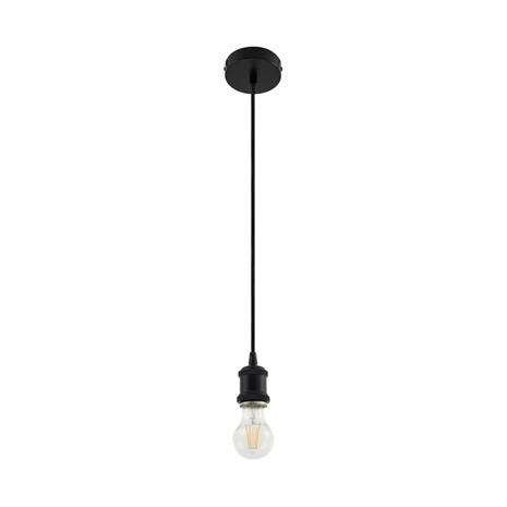 Lindby Riippuvalaisin Hattie, musta, Ø 5 cm, metalli, E27